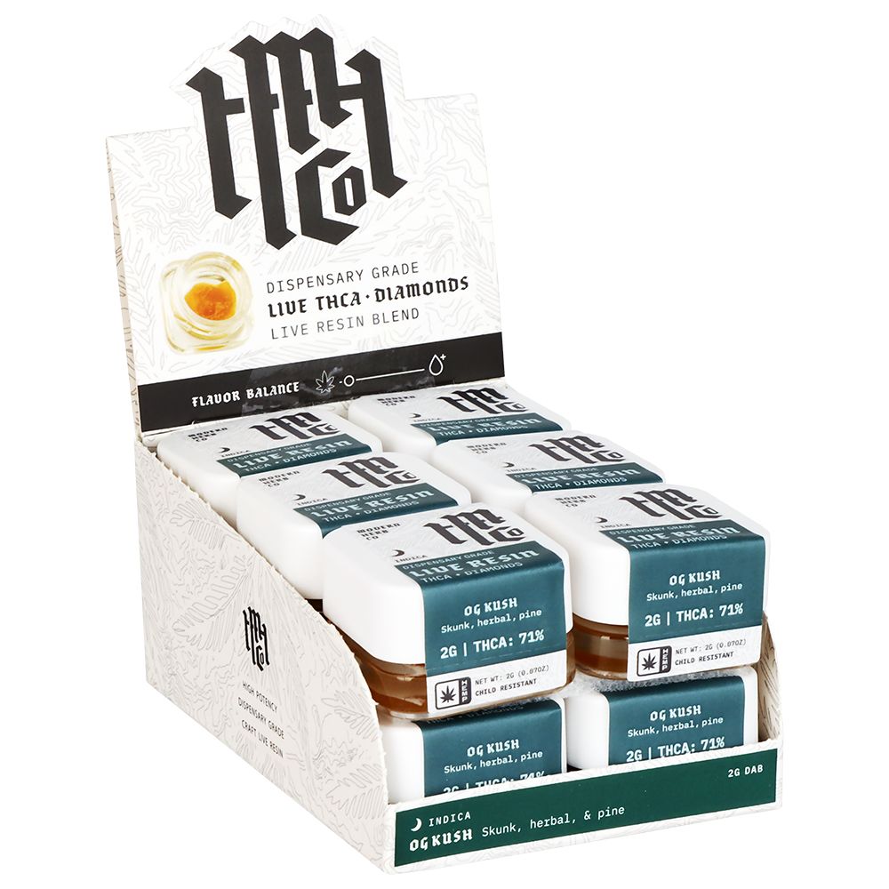 Modern Herb Co Dispensary Grade Live Resin THCA Dabs - 2g 12ct