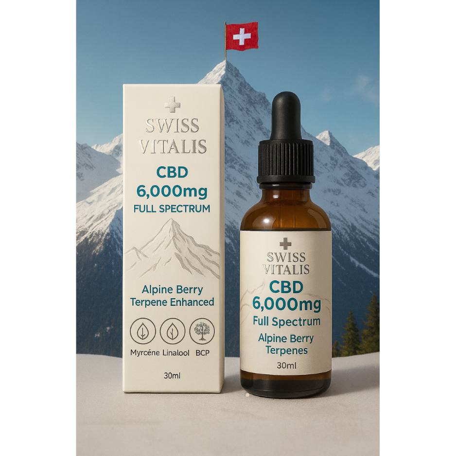 Swiss Vitalis CBD 6000mg – Full Spectrum Alpine Terpenes