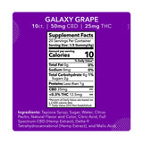 MDRN MOOD Galaxy Grape Gummies - 50mg CBD / 25mg THC (10ct)