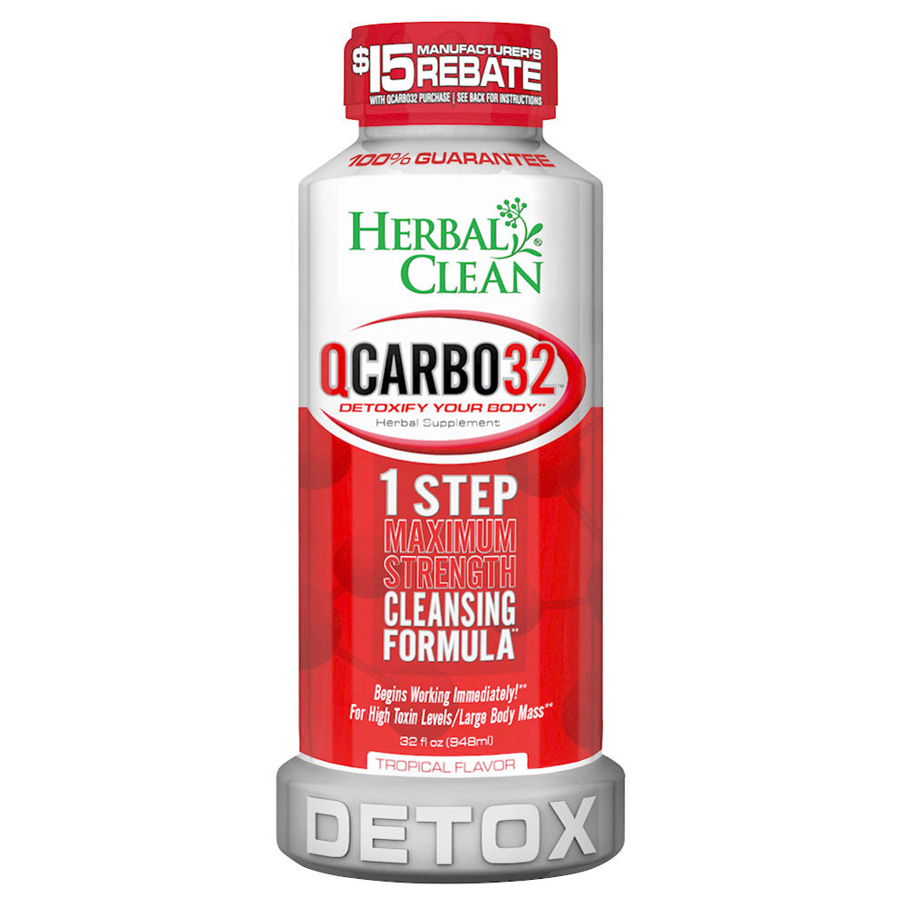 Herbal Clean QCarbo32 Detox Drink | 32oz