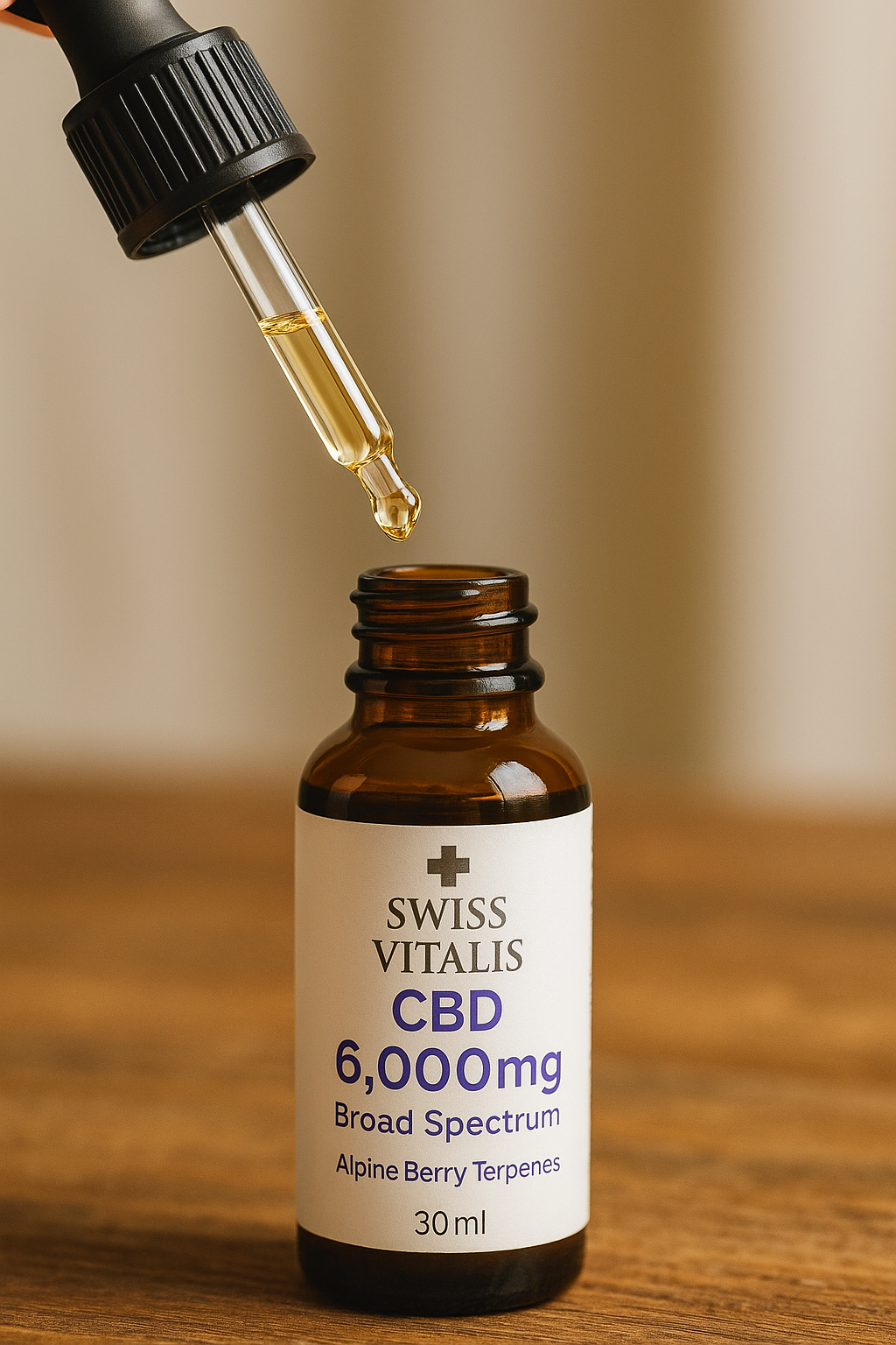 Swiss Vitalis Broad Spectrum CBD 6000mg – Alpine Enhanced Terpenes