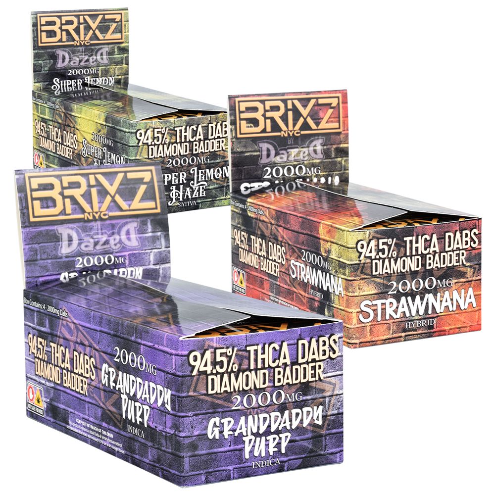 Dazed Brixz NYC THCA Diamond Badder | 2000mg | 4ct