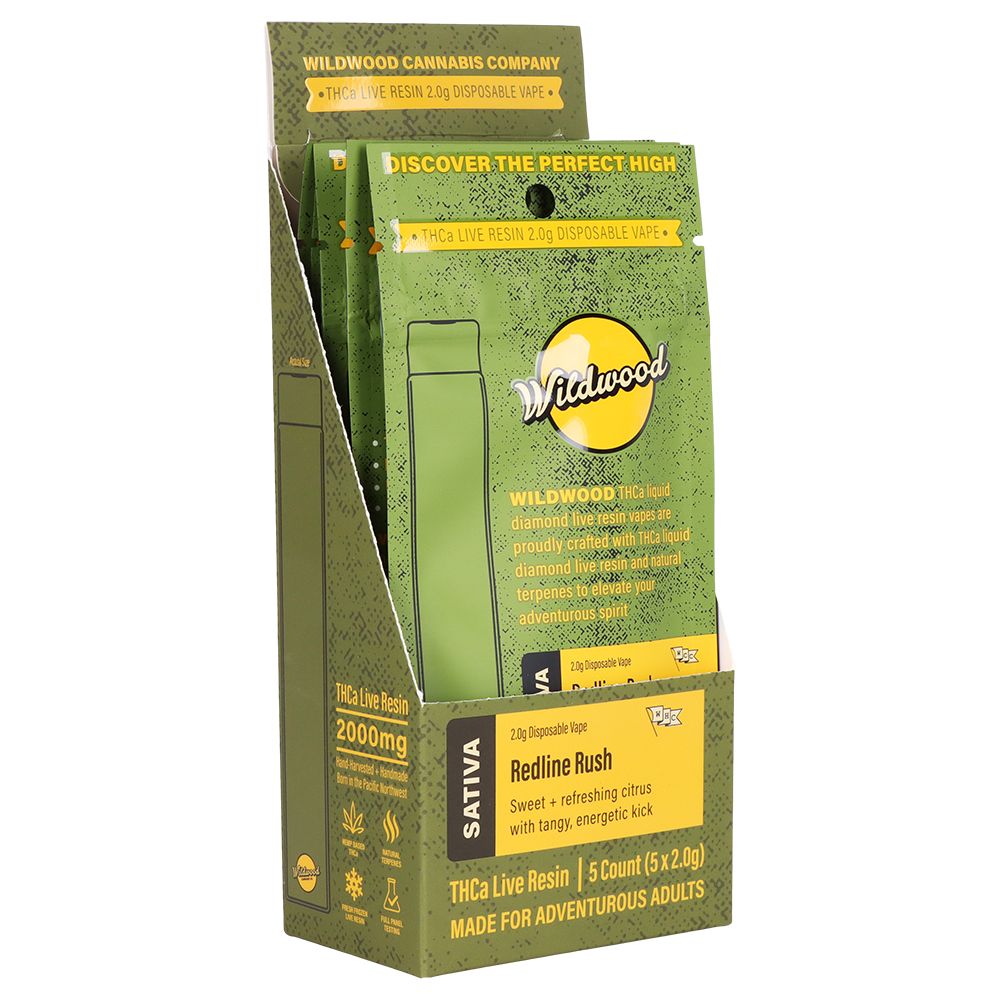 Wildwood Dispensary Grade Live Resin THCA Disposable | 2g | 5ct Display