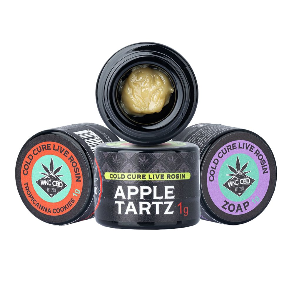 WNC CBD THCA Cold Cure Live Rosin | 1g