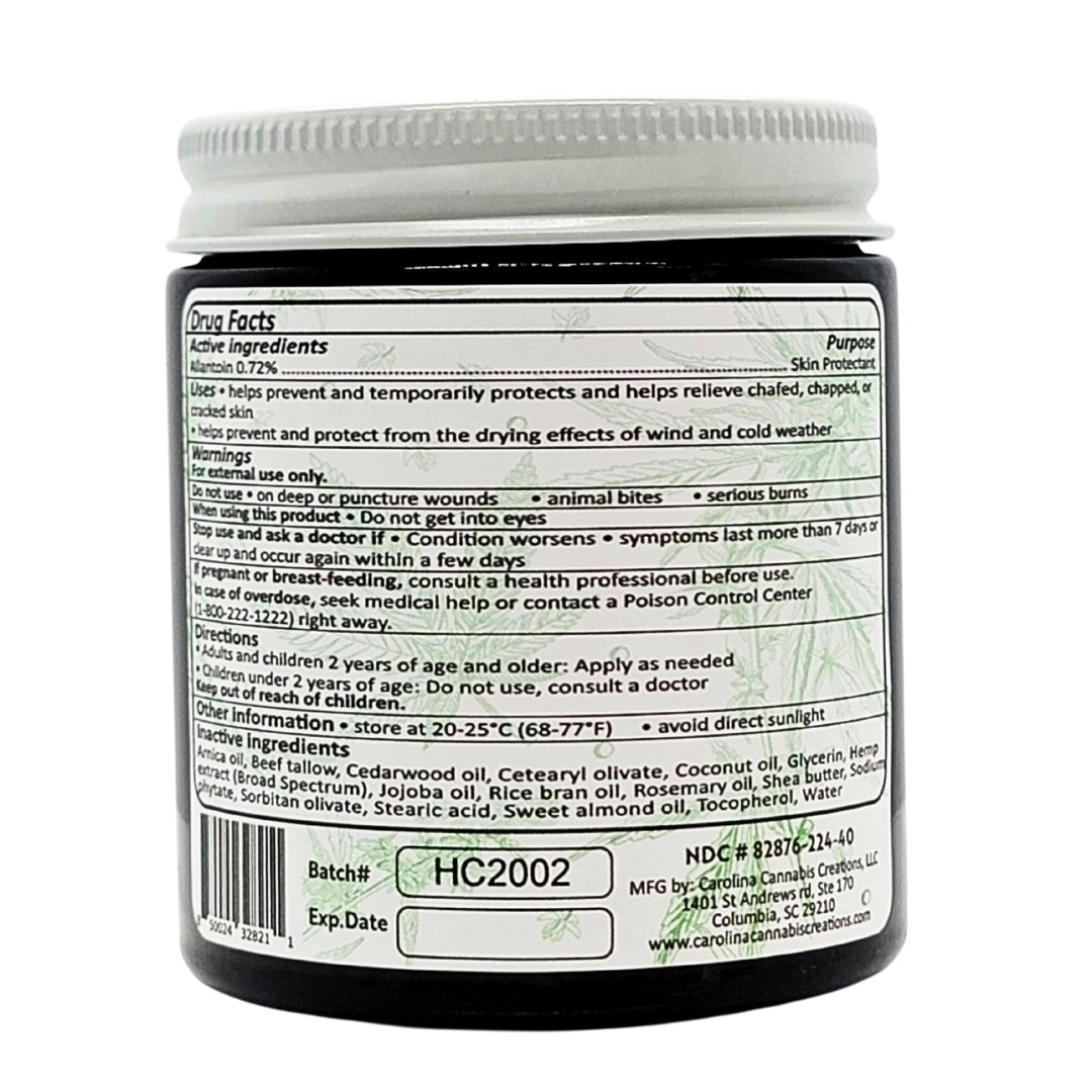 CBD Hand & Foot Cream | 2000mg CBD | Carolina Cannabis Creations