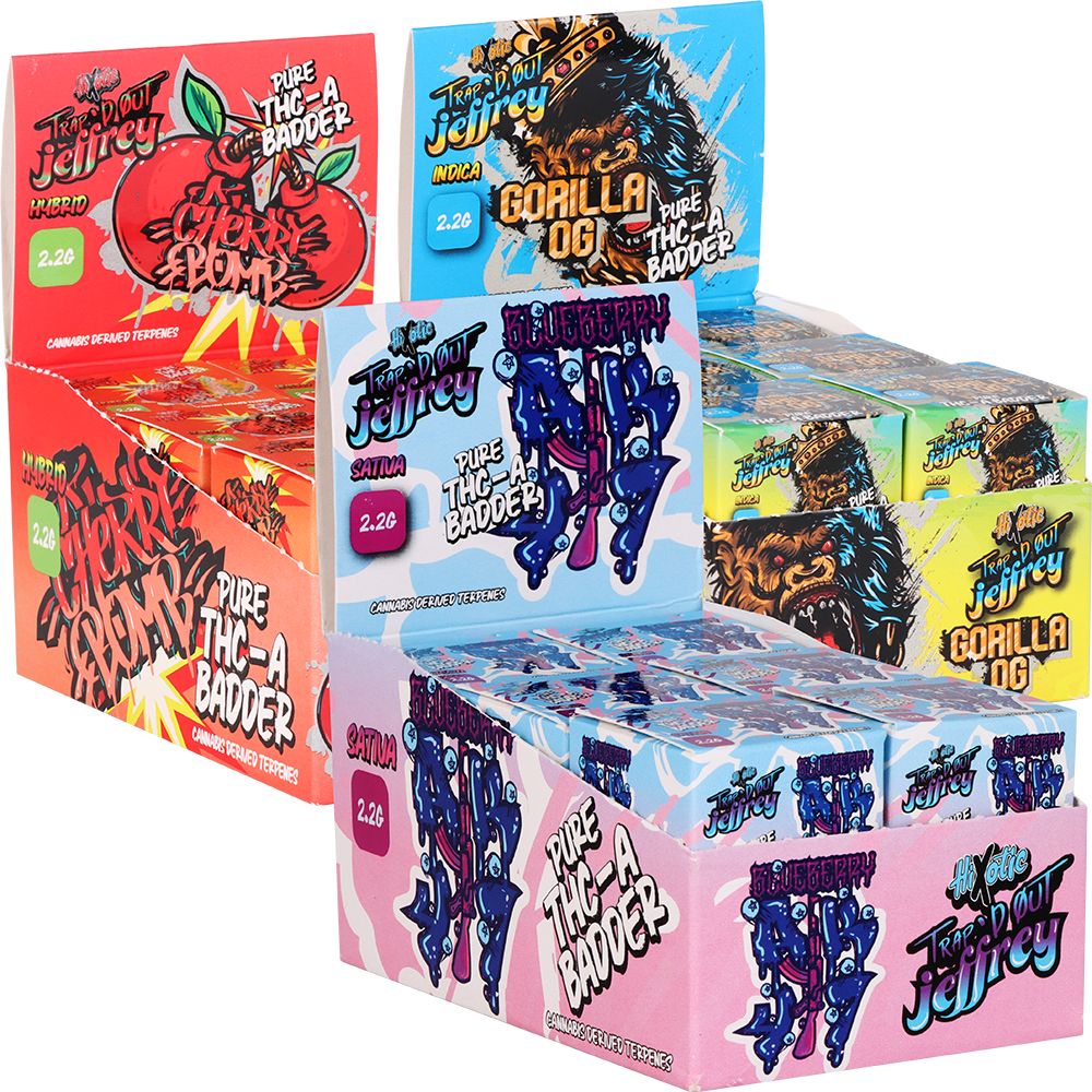 HiXotic Trap'd Out Jeffery Pure THCA Badder | 2.2g | 12ct Display